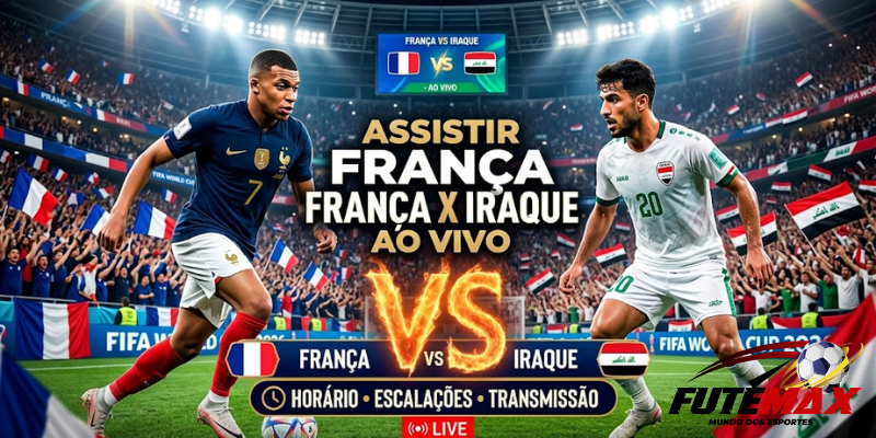 Assistir França x Iraque ao Vivo