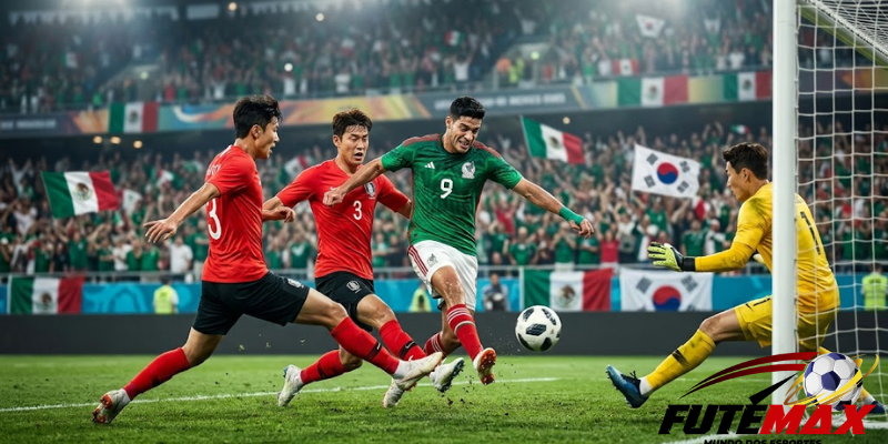 Resultado México x Coreia do Sul